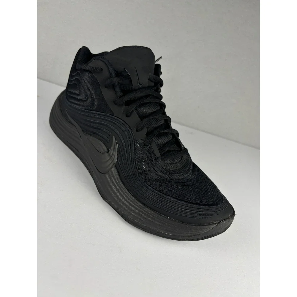 Nike Precision 8 Mid Basketball Shoes IH1105-001 Size 12 Black